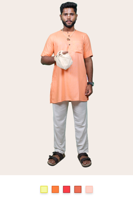 Bhagalpuri Devotee Kurta – Simplicity for Everyday Seva